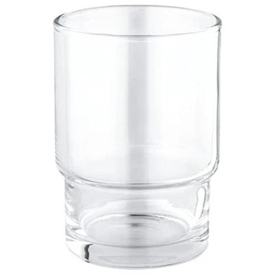 Image of GROHE Start Spare Crystal Glass for and Cube QuickFix Holders, Size 95 x 66 mm, 41184000