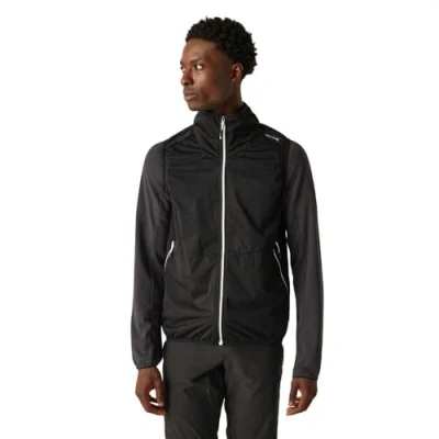 Image of Regatta Men&#039;s Breathable Lankin VI Softshell Gilet Black, Size: XL