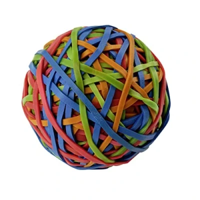 Image of Fackelmann 59959 Elastic Ball, Stock of Elastics, Rubber, 7 x cm