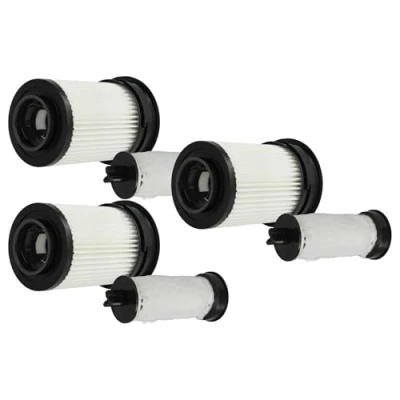 Image of vhbw 3x Filter Replacement for Miele 11385020, 9178017731, 4002516262756, 41996704EU1, HX FSF Vacuum Cleaner HEPA