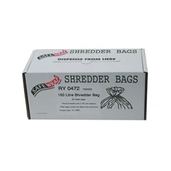 Image of Safewrap Shredder Bag 150 Litre Clear (Pack of 50) RY0472