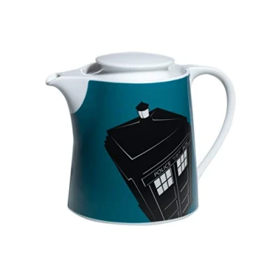 Image of BBC Worldwide Doctor Teapot Tardis, Blue