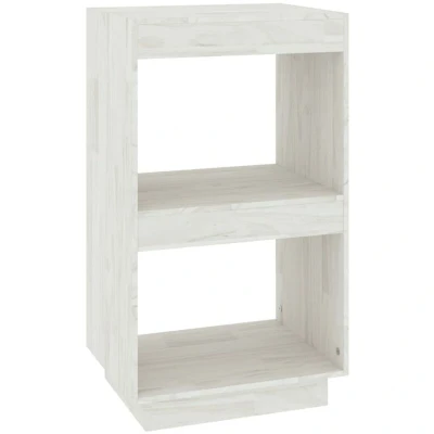 Image of vidaXL Book Cabinet White 40x35x71 cm Solid Pinewood