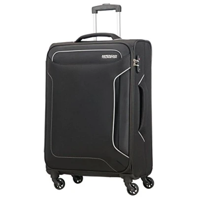Image of American Tourister Holiday Heat Spinner Suitcase, 67 cm, 66 L, Black (Black)