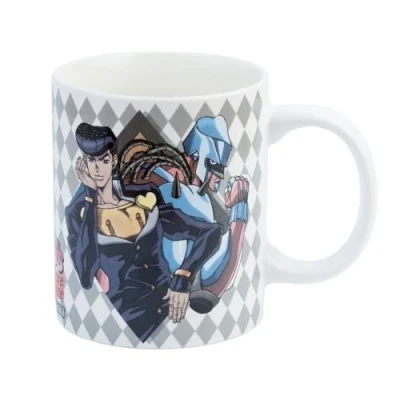 Image of Grupo Erik JoJo&#039;s Bizarre Adventure Ceramic Mug 35 cl / 350 ml 11.8 oz 3.74 x 3.15 inches 9.5 8 cm Jojos Coffee Tea Merch