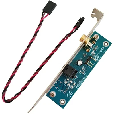 Image of SPDIF Optical and RCA Out Plate Cable Bracket for ASUS Gigabyte MSI