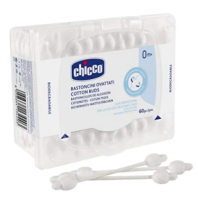 Image of Chicco Wadding Sticks Safe Hygiene 60 Units