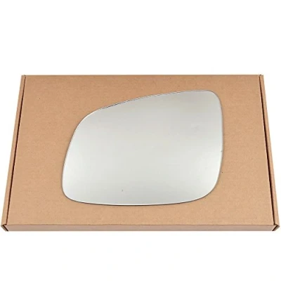 Image of Less4spares Wing Mirror Glass Left Compatible with Chevrolet Spark 2009 2015 STICK ON Passenger Near Side Convex
