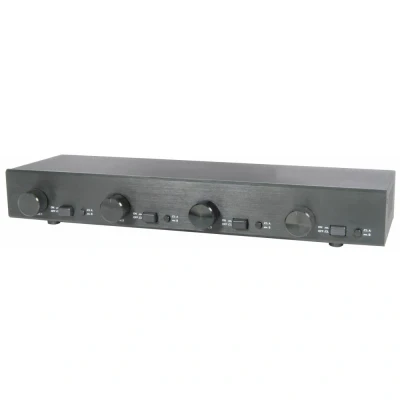Image of AV Link AV:Link 2:4 Audio management speaker selector with volume controls, Black