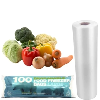 Image of Bargain House Large FOOD and Sandwich Bags Fridge Freezer Rolls Kids Clear Plastic All Types of Preservation KEEP FRESH