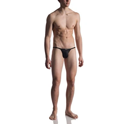 Image of MANSTORE Men&#039;s Ultra Thong G String Panties, Black, S