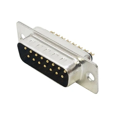 Image of Standard Density, Machined 15 Pin &#039;D SUB&#039; Connector. High Quality Male Solder Type Pins
