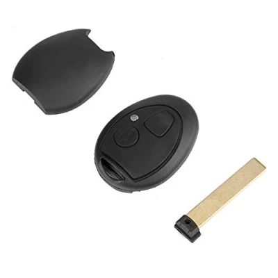 Image of Llave Rover 75 Remote Key Shell,2 Button Car Fob Shell Case + Blank Blade Replacement for Mg Zt