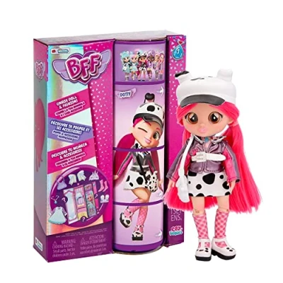 Image of BFF By Cry Babies Phoebe Collectible Fashion Doll with Long Hair, fabric Clothes and 9 Accessories Gift Toy for Girls Boys +5 Years