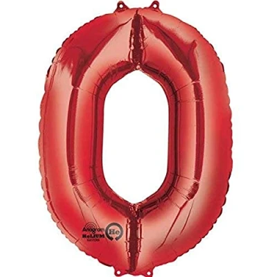 Image of Amscan 2827101 S/Shape:0 Red