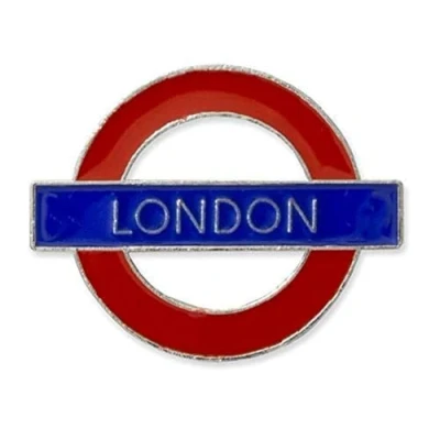 Image of GWC London Underground Sign, London, Metal Pin Badge