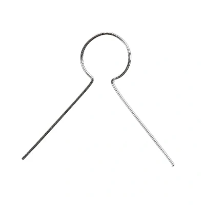 Image of 50 Silver Metal Hanging Hooks for 3D Shapes Christmas Ornament &amp; Hangers