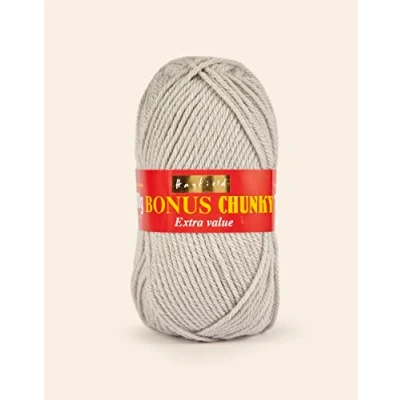 Image of Sirdar Hayfield Pearl Grey Bonus Yarn 100g Chunky