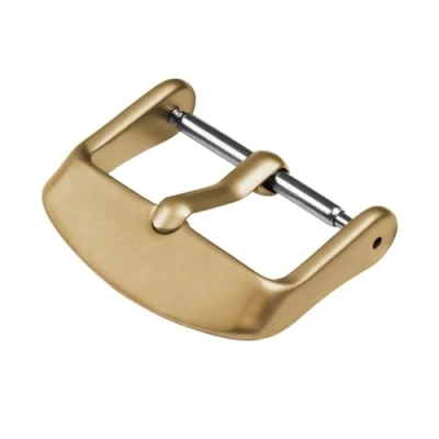 Image of Archer Watch Straps Stainless Steel PVD Replacement Buckle (Matte Gold, 22mm)