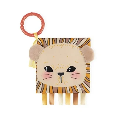 Image of Kaloo K962783 Soft Activity Book, The Curious Lion