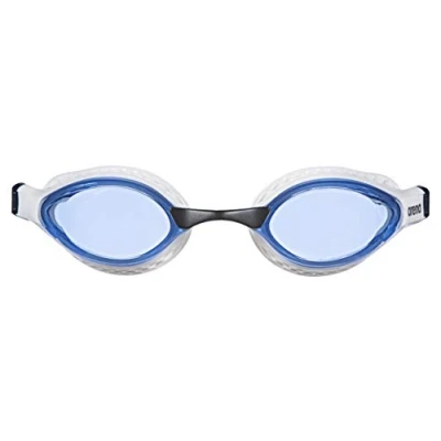 Image of arena Air Speed Unisex Adult Race Swimming Goggles, Standard Pool Goggles with Wide Anti Fog Lenses, UV Protection, 3 Interchangeable Nose Bridges, Seals