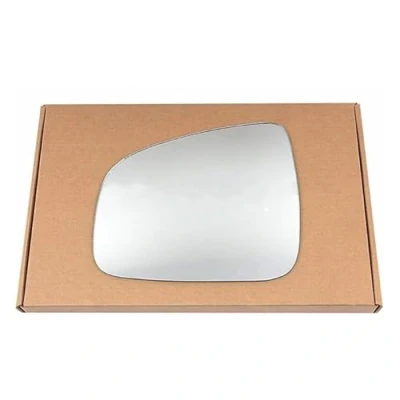 Image of Less4spares Wing Mirror Glass Left Passenger near side LHS N/S Compatible with Dacia Logan MCV 2013 2021 Convex