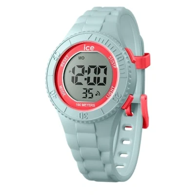 Image of ICE WATCH digit Mint coral Girl&#039;s wristwatch with plastic strap 021617 (Small)