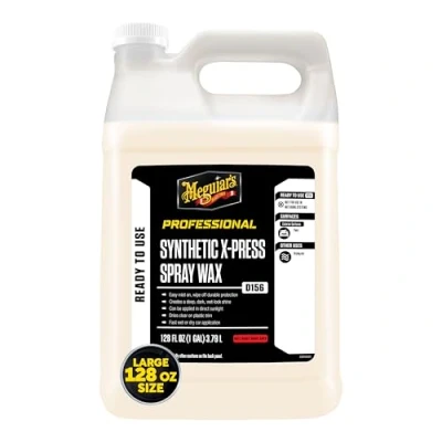 Image of Meguiar&#039;s D15601 Detailer Synthetic X Press Spray Wax 3.79L easy mist on, wipe off durable protection