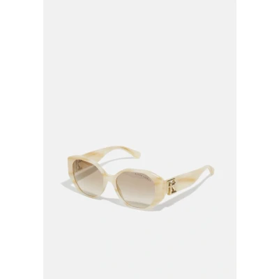 Image of Ralph Lauren Sunglasses Cream/brown gradient/goldcoloured, Women&#039;s, Size: 54, gradient/gold coloured