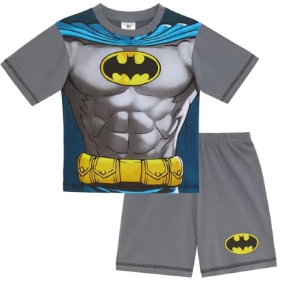 Image of DC Comics Batman 100% Cotton Short Novelty Pyjamas 18 24 months