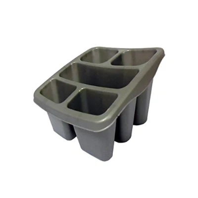 Image of Whitefurze Cutlery Drainer, Plastic, Silver