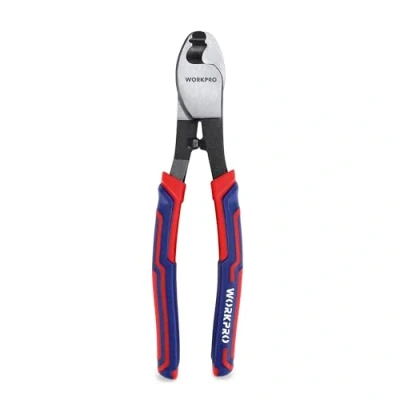 Image of WORKPRO 8 Inch Cable Wire Cutters,High Carbon Steel Material Pliers,High Hardness Cutting Tools with Anti Slip Handle,Ideal for Clean Copper and Stripping,DIY Crafts