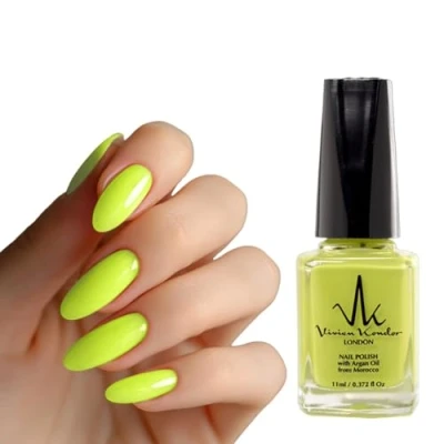 Image of Vivien Kondor Vegan Friendly Argan Care Nail Polish (Lime Green)