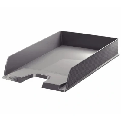 Image of Esselte A4 Europost Letter Tray, VIVIDA Grey, Pack of 10, Range, 623609