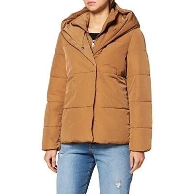 Image of Only Women&#039;s ONLSYDNEY SARA Puffer Jacket CC OTW, Toasted Coconut, X Small