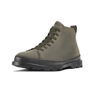 Image of Camper Brutus Laceup ankle boots, Men&#039;s, Size: 10, Dunkelgrün Leather
