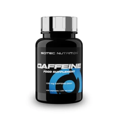Image of Scitec Nutrition Caffeine, Caffeine anhydrous containing Food Supplement Capsules, 100 Capsules