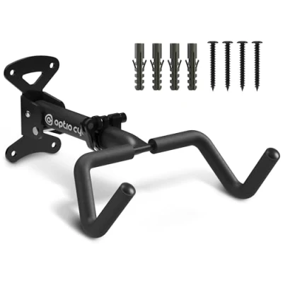 Image of Optio Cycle Wall Mounted Bike Rack Mount Hanger Mounts Hangers for Garage Hooks Hook