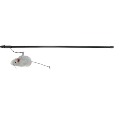 Image of Trixie Playing Rod with Plush Mouse, 50 cm, Single unit