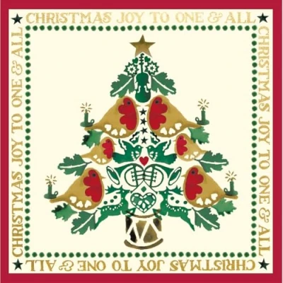 Image of Emma Bridgewater Christmas Joy to One &amp; All Artistic Greeting Card 608384
