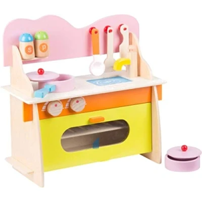 Image of alpina Cuisine pour enfants Toy Kitchen with Accessories Children, Multicolored