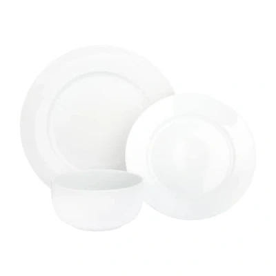 Image of Price &amp; Kensington Simplicity Dinner Set 12 Piece White Porcelain