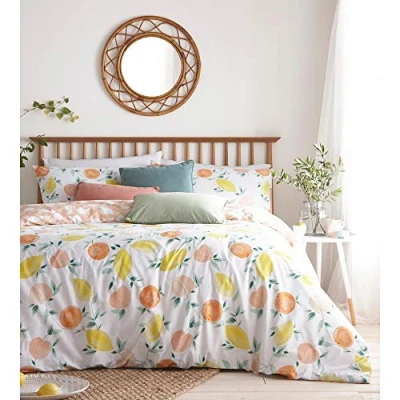 Image of Furn Pommie Duvet Cover Set, Cotton, Multi, King