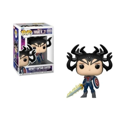 Image of Funko POP! Vinyl: Marvel What If Infinity Captain Carter Collectable Vinyl Figure Gift Idea Official Merchandise Toys for Kids &amp; Adults TV Fans Model Collectors and Display