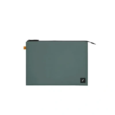 Image of Native Union W.F.A MacBook Sleeve 13&quot; Minimalist Slim Made of Recycled Materials with 360 Degree Protection Compatible Air 13 (2018 2020), Pro (2022) Slate Green