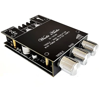 Image of WANGCL ZK 1002MT 2 * 100W Bluetooth 5.0 Subwoofer Amplifier Board High Power Audio Stereo AUX Bass Treble AMP