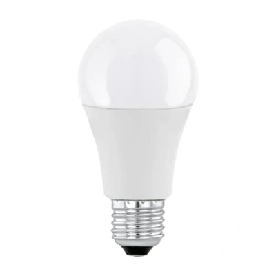 Image of EGLO LED light bulb, E27 lamp, 11 watt (equivalent to 75 watt), 1055 lumens, neutral white, 4000 Kelvin, spotlight A60, Ø 2.4 inches