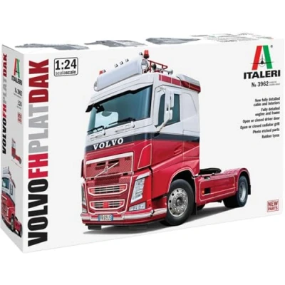 Image of ITALERI 3962 Volvo FH Plat Dak Making, Foot Model, kit 1:24, Truck, Molded Color