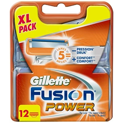 Image of Gillette Fusion Power Razor Blades Pack of 12