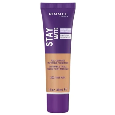 Image of Stay Matte Lightweight Mousse Foundation 303 True Nude by Rimmel London for Women 1 oz